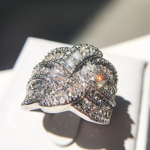 Sterling silver shiny wide ring - Picture 5 of 5